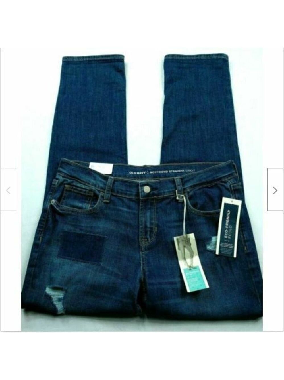 Old Navy Boyfriend Straight Jeans Size 6 Regular Distressed